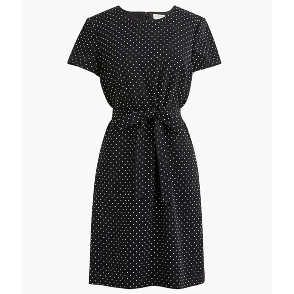 J. Crew Factory Dresses & Skirts - J. Crew Factory Black and White Polka Dot Mini Dress